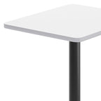 Piano da tavolo rettangolare in laminato 24 x 30 con base ad altezza da tavolo 22 x 22 - 24W x 30D x 31.125H