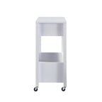 Carrello portavivande moderno con 2 cassetti e barra portasciugamani