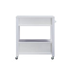Carrello portavivande moderno con 2 cassetti e barra portasciugamani
