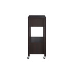 Carrello portavivande moderno con 2 cassetti e barra portasciugamani