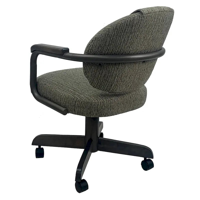 Swivel Tilt Kitchen Caster Chair with Wheels M-79 - 18 inch Seat