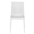 LeisureMod Mace Mid-Century 7-Piece Rectangular Outdoor Dining Set with 4 Side Chairs and 2 Armchairs