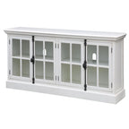 Coventry White Oak 4 Door Media Console - 72 x 17 x 36