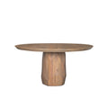 60 Light Brown Wood Dining Table - 60.0L x 60.0W x 30.0H