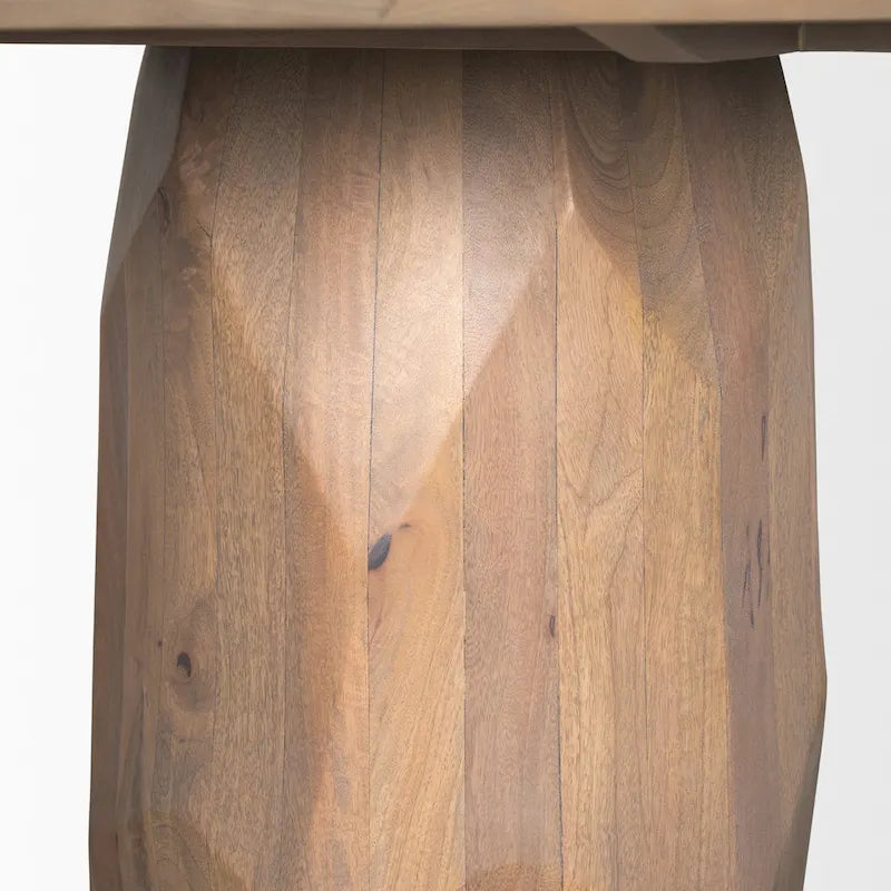 60 Light Brown Wood Dining Table - 60.0L x 60.0W x 30.0H