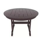 WestinTrends 5 Piece Outdoor Patio Dining Round Table and Modern Armchair Set