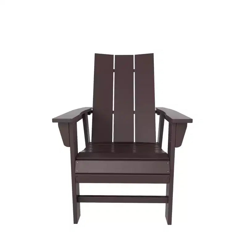 WestinTrends 5 Piece Outdoor Patio Dining Round Table and Modern Armchair Set