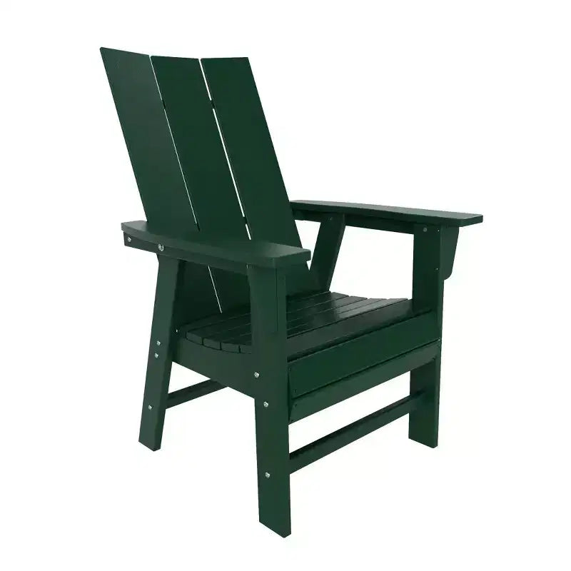 WestinTrends 5 Piece Outdoor Patio Dining Round Table and Modern Armchair Set