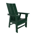 WestinTrends 5 Piece Outdoor Patio Dining Round Table and Modern Armchair Set