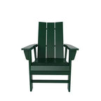 WestinTrends 5 Piece Outdoor Patio Dining Round Table and Modern Armchair Set