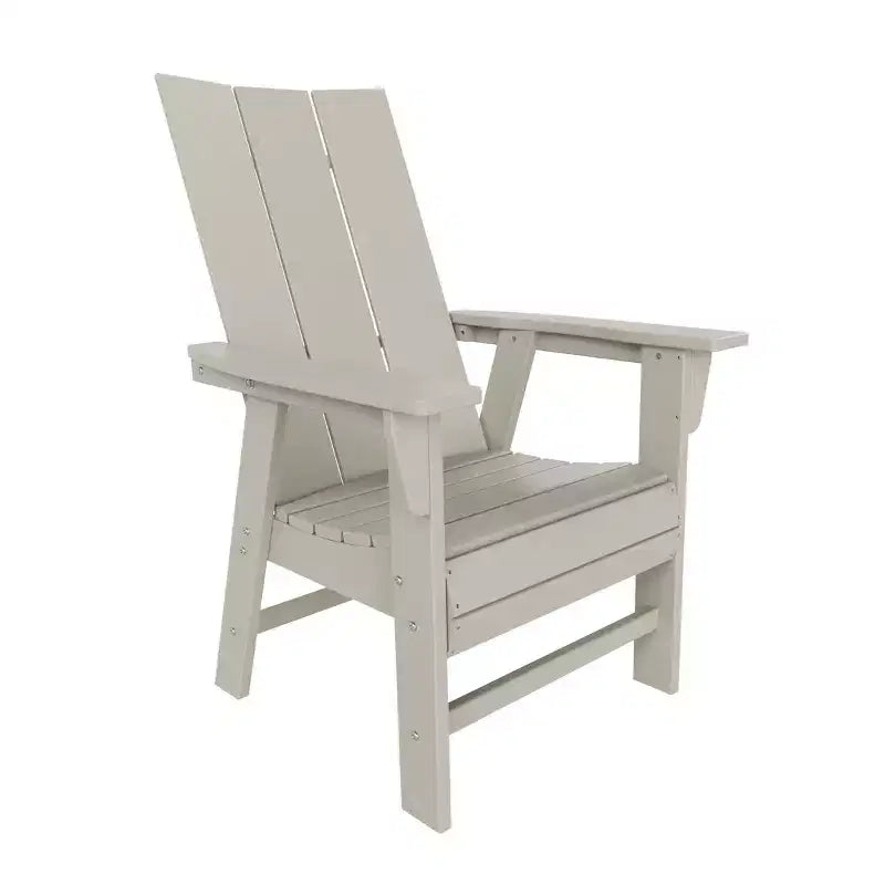 WestinTrends 5 Piece Outdoor Patio Dining Round Table and Modern Armchair Set