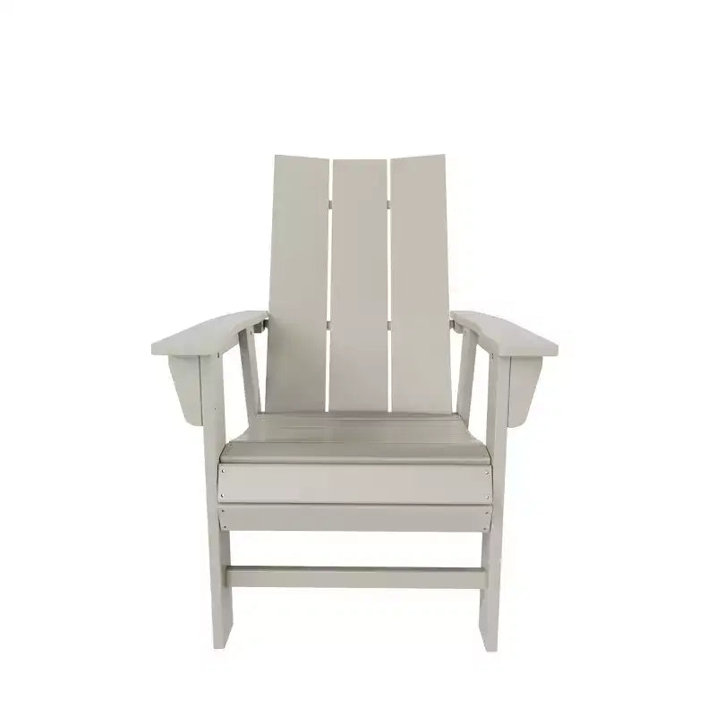 WestinTrends 5 Piece Outdoor Patio Dining Round Table and Modern Armchair Set