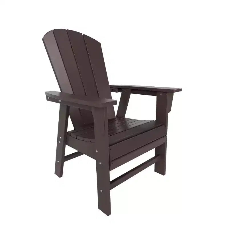 WestinTrends 5 Piece Outdoor Patio Dining Square Table and Curved Back Armchair Set