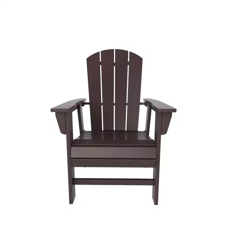 WestinTrends 5 Piece Outdoor Patio Dining Square Table and Curved Back Armchair Set