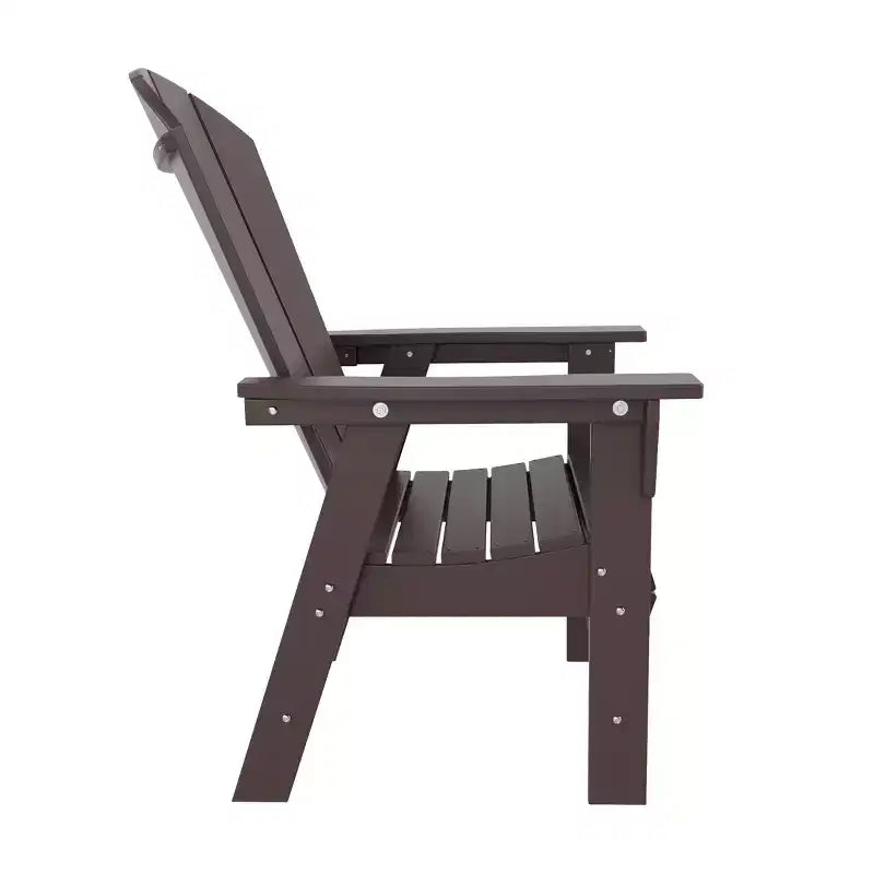 WestinTrends 5 Piece Outdoor Patio Dining Square Table and Curved Back Armchair Set