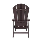 WestinTrends 5 Piece Outdoor Patio Dining Square Table and Curved Back Armchair Set