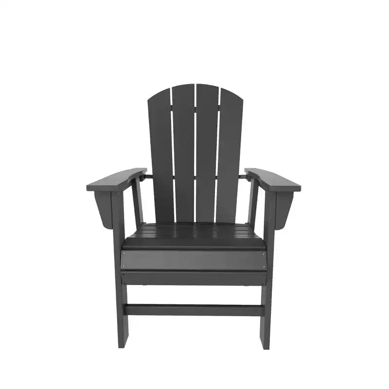 WestinTrends 5 Piece Outdoor Patio Dining Square Table and Curved Back Armchair Set