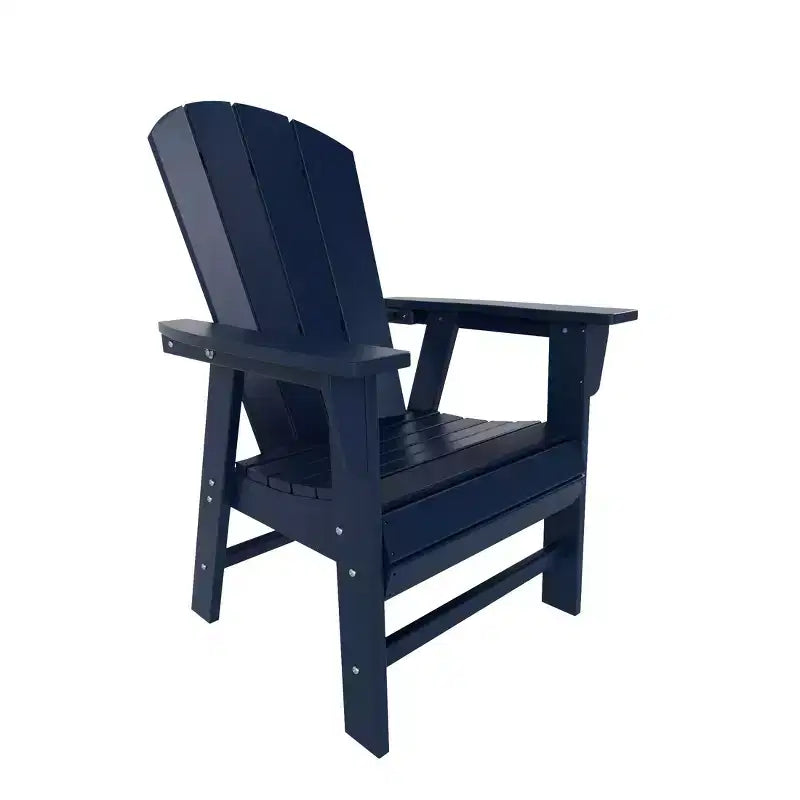 WestinTrends 5 Piece Outdoor Patio Dining Square Table and Curved Back Armchair Set