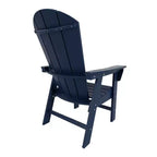 WestinTrends 5 Piece Outdoor Patio Dining Square Table and Curved Back Armchair Set