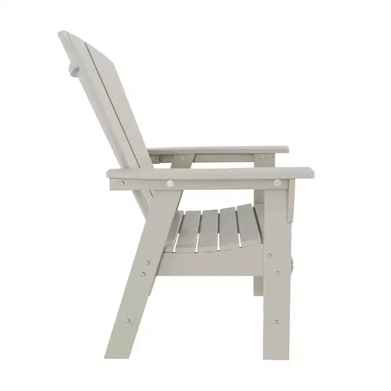 WestinTrends 5 Piece Outdoor Patio Dining Square Table and Curved Back Armchair Set