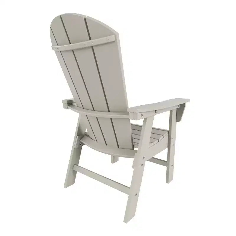 WestinTrends 5 Piece Outdoor Patio Dining Square Table and Curved Back Armchair Set