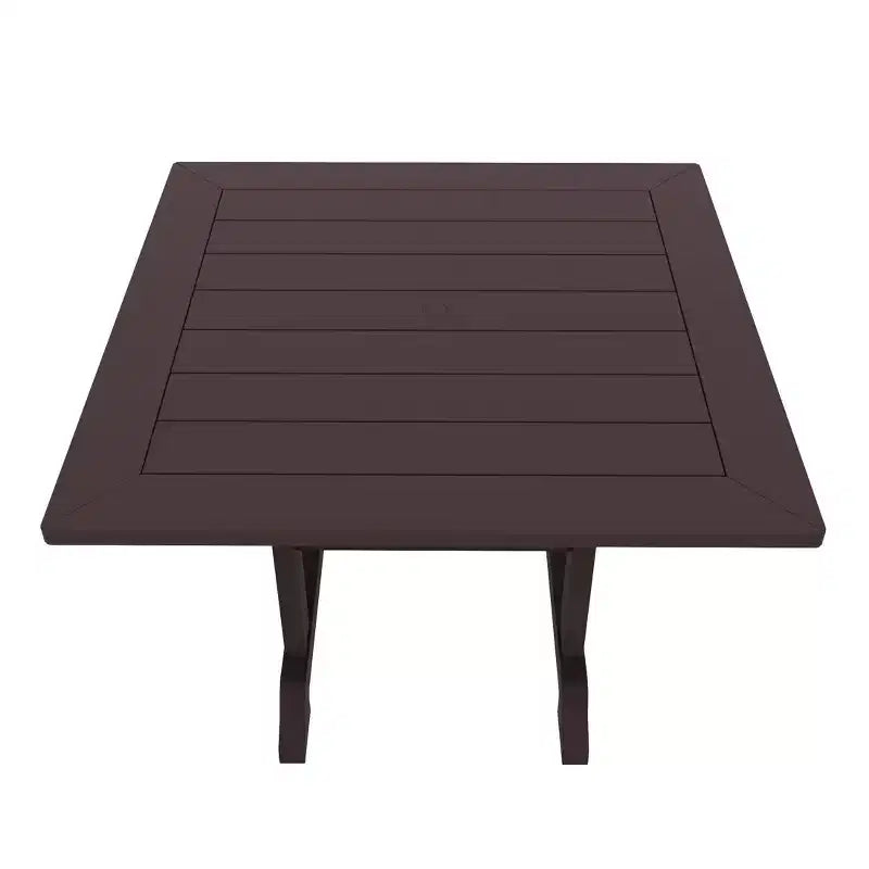 WestinTrends 5 Piece Outdoor Patio Dining Set Outdoor Square Table and Chair Set