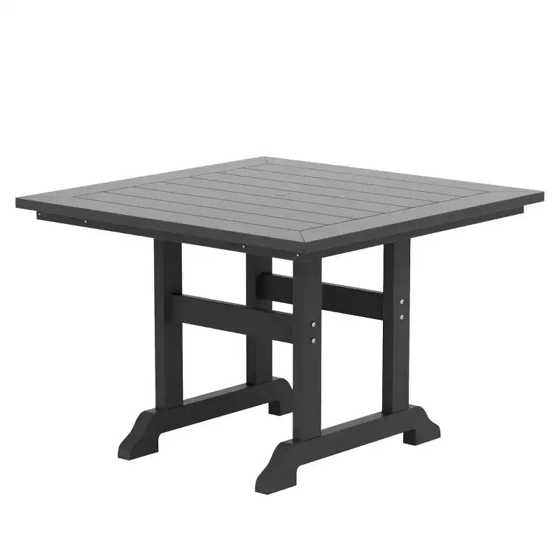 WestinTrends 5 Piece Outdoor Patio Dining Set Outdoor Square Table and Chair Set