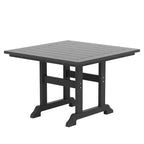 WestinTrends 5 Piece Outdoor Patio Dining Set Outdoor Square Table and Chair Set