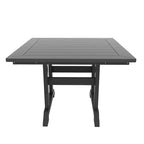 WestinTrends 5 Piece Outdoor Patio Dining Set Outdoor Square Table and Chair Set