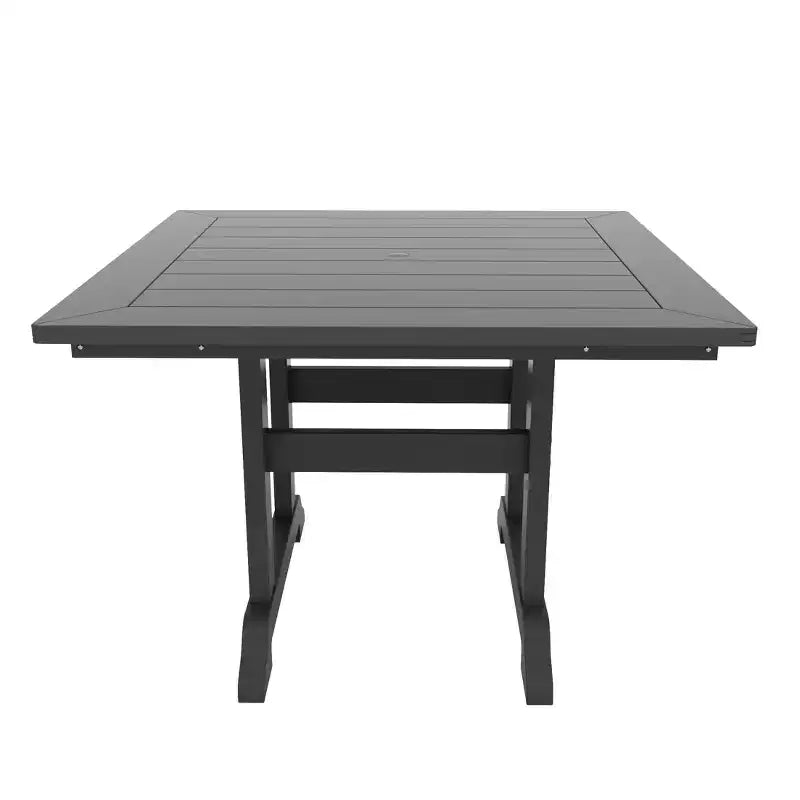 WestinTrends 5 Piece Outdoor Patio Dining Set Outdoor Square Table and Chair Set