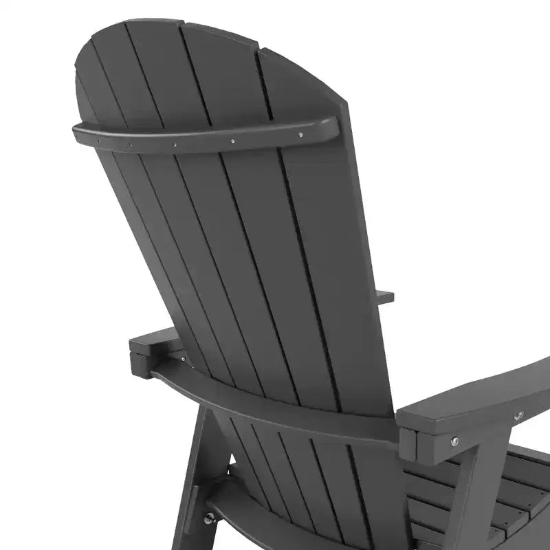 WestinTrends 5 Piece Outdoor Patio Dining Round Table and Shell Back Armchair Set