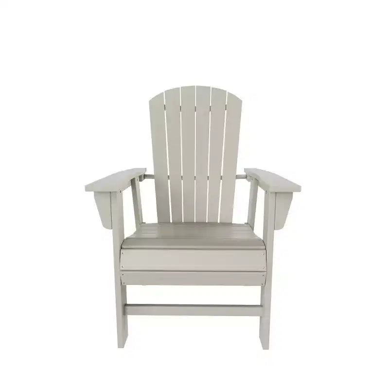 WestinTrends 5 Piece Outdoor Patio Dining Round Table and Shell Back Armchair Set