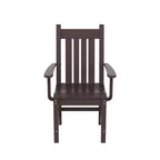 WestinTrends 6 Piece Outdoor Patio Dining Set Outdoor Table and Bench Armchair Set