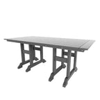 WestinTrends 6 Piece Outdoor Patio Dining Set Outdoor Table and Bench Armchair Set