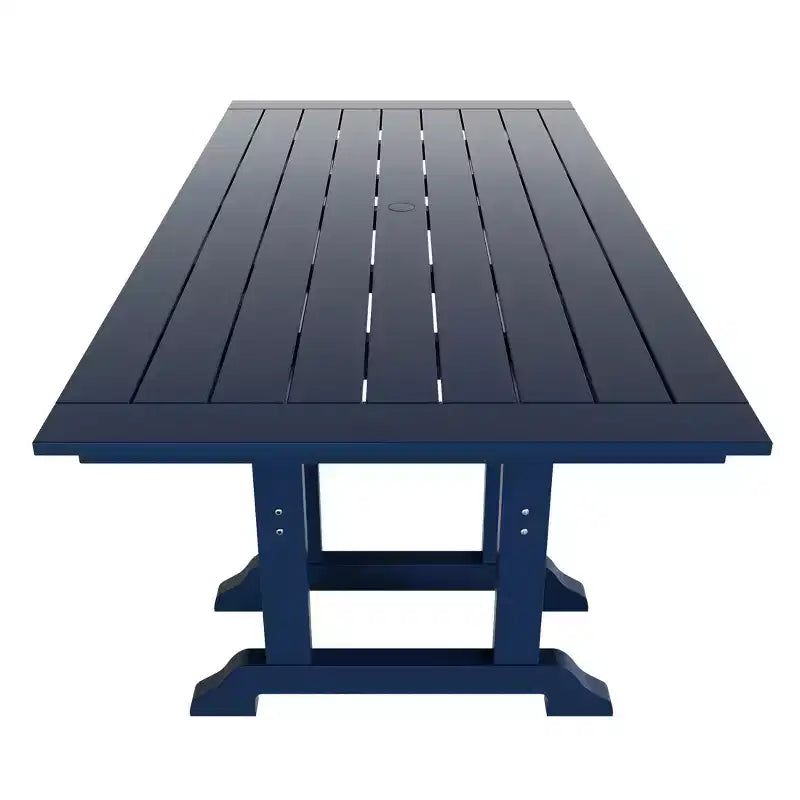 WestinTrends 6 Piece Outdoor Patio Dining Set Outdoor Table and Bench Armchair Set