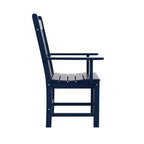 WestinTrends 6 Piece Outdoor Patio Dining Set Outdoor Table and Bench Armchair Set