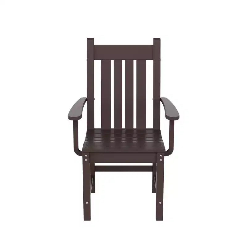 WestinTrends Malibu 7 Piece Outdoor Patio Dining Set Outdoor Dining Table with Dining Chair, Dark Brown