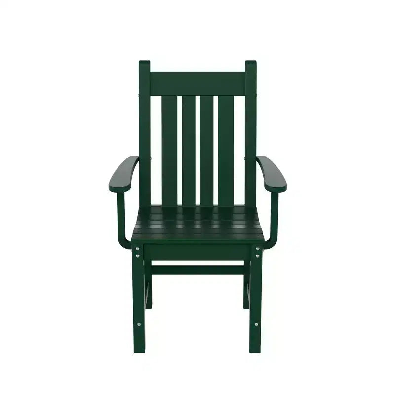 WestinTrends Malibu 7 Piece Outdoor Patio Dining Set Outdoor Dining Table with Dining Chair, Dark Green