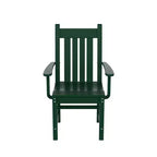 WestinTrends Malibu 7 Piece Outdoor Patio Dining Set Outdoor Dining Table with Dining Chair, Dark Green