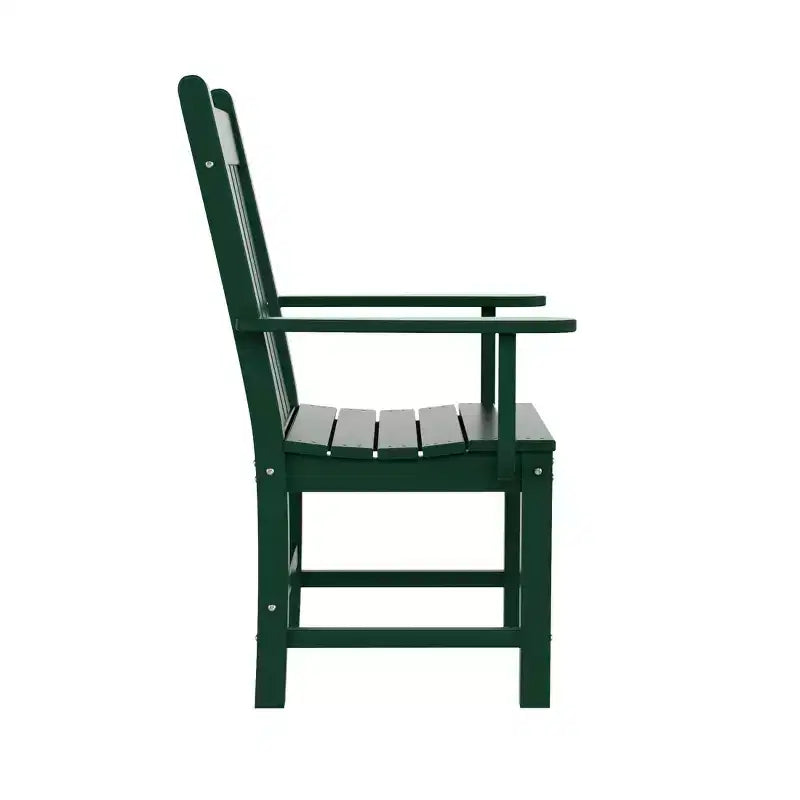 WestinTrends Malibu 7 Piece Outdoor Patio Dining Set Outdoor Dining Table with Dining Chair, Dark Green