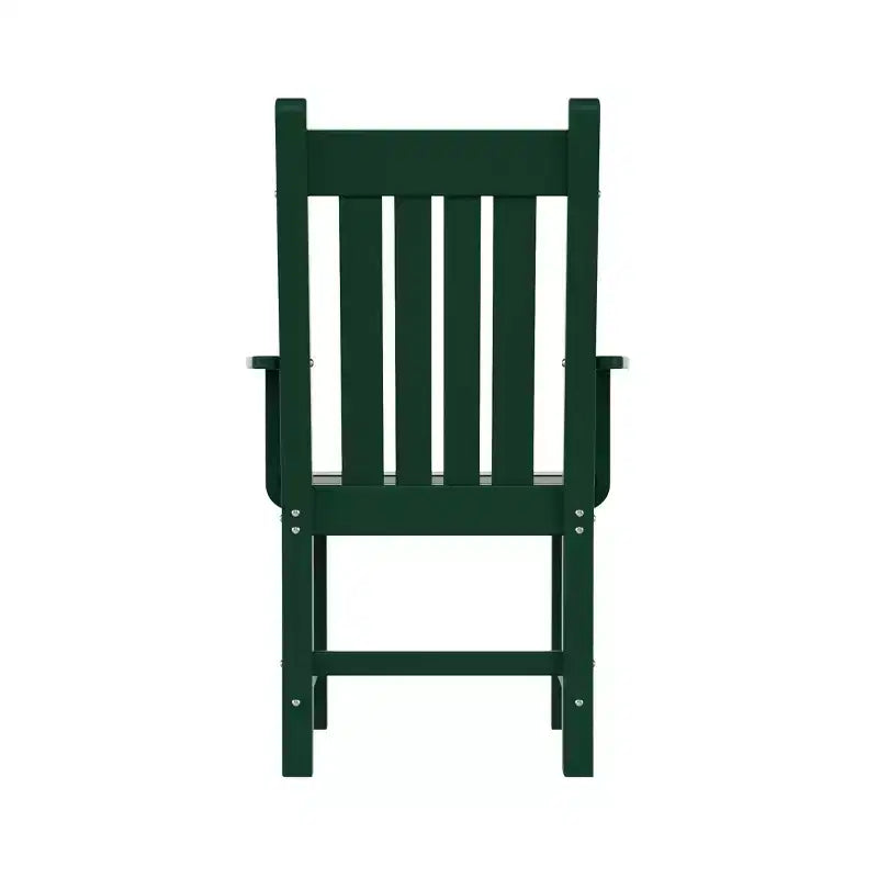 WestinTrends Malibu 7 Piece Outdoor Patio Dining Set Outdoor Dining Table with Dining Chair, Dark Green