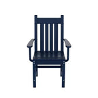 WestinTrends Malibu 7 Piece Outdoor Patio Dining Set Outdoor Dining Table with Dining Chair, Navy Blue