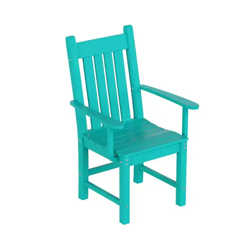 WestinTrends Malibu 7 Piece Outdoor Patio Dining Set Outdoor Dining Table with Dining Chair, Turquoise
