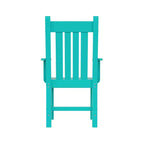 WestinTrends Malibu 7 Piece Outdoor Patio Dining Set Outdoor Dining Table with Dining Chair, Turquoise