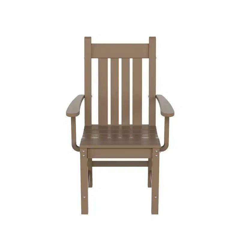 WestinTrends Malibu 7 Piece Outdoor Patio Dining Set Outdoor Dining Table with Dining Chair, Weathered Wood