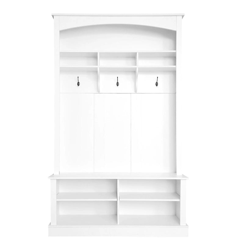 Hall Tree with Bench and Shoe Storage