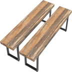 Panche da cucina da interno in stile rustico