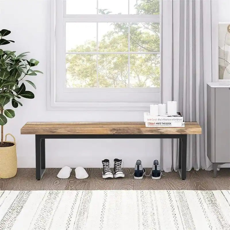 Farmhouse Indoor Kitchen Table Benches