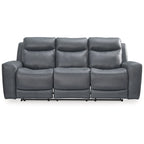Divano reclinabile elettrico in acciaio - 89W x 42D x 43H