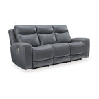 Divano reclinabile elettrico in acciaio - 89W x 42D x 43H